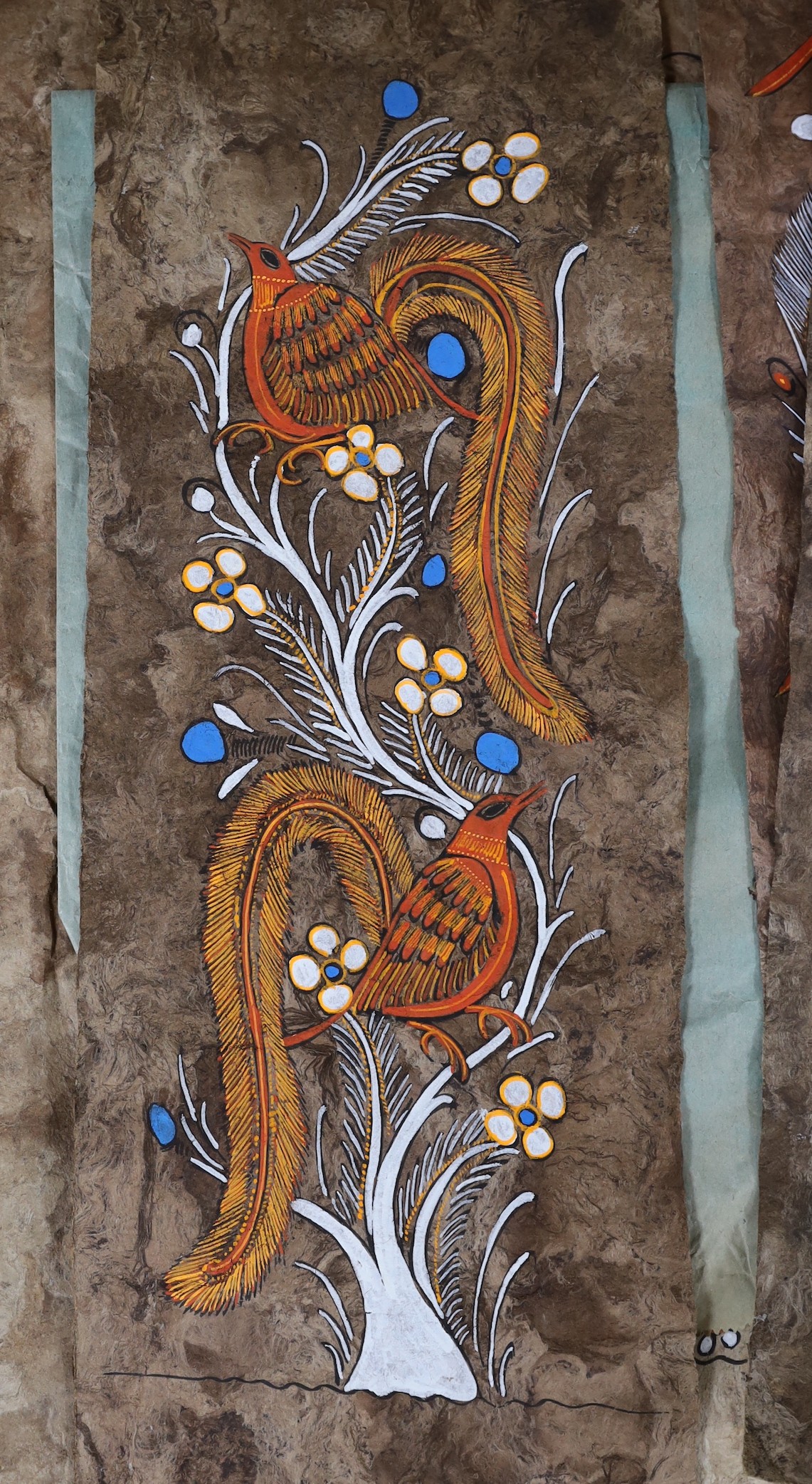 A selection of various Indonesian animal mural paintings